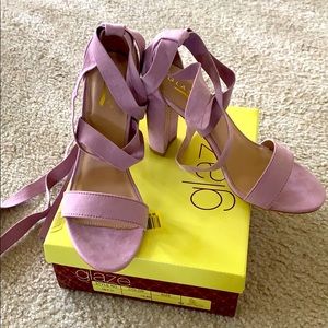 Strappy Lilac heels size 8.5